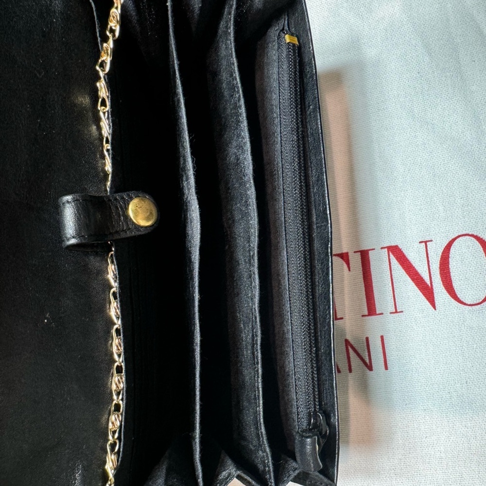 Authentic Valentino Marudini Black leather wallet & Giorgio Armani Red pouch - Picture 7 of 16